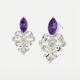 Royal Bloom – Stud Earrings