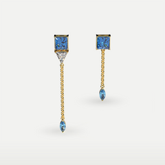 Celestial Drop – Dangle Earrings