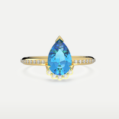 Luna Drop Ring