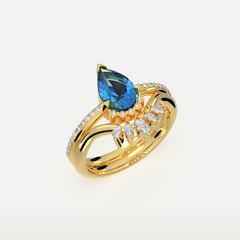 Luna Drop Ring