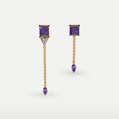 Celestial Drop – Dangle Earrings