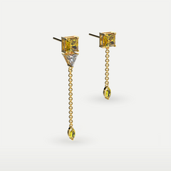 Celestial Drop – Dangle Earrings