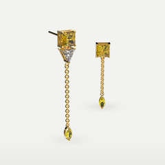 Celestial Drop – Dangle Earrings