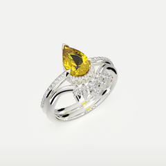 Luna Drop Ring
