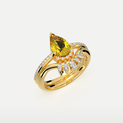 Luna Drop Ring