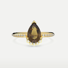 Luna Drop Ring